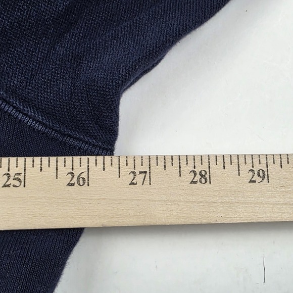 Polo Ralph Lauren Sweatshirt Mens 2XL Blue Zip Fleece Mock Neck Big Pony Logo - Picture 7 of 9